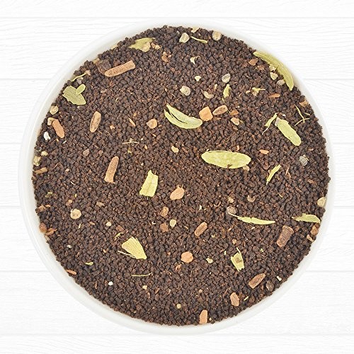 Earl Grey Masala Chai Black Tea, Assam CTC Blended with Fresh Indian Spices Like Cardamom, Cinnamon, Clove & Black Pepper, Loose Tea