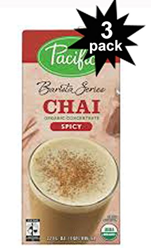 Barista Series Organic SPICY CHAI LATTE Concentrate 32oz. (3 Pack)