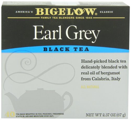 Bigelow Earl Grey Tea, 40-Count Boxes (Pack of 6)