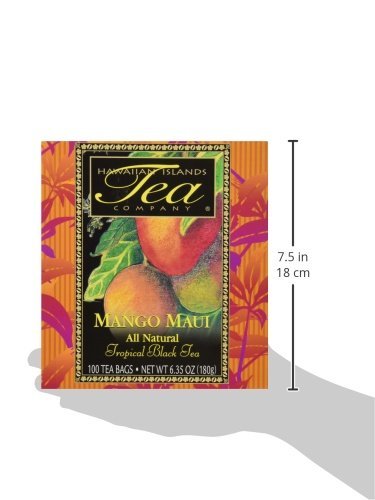 Mango Maui All Natural Tropical Black Tea From Hawaii – 100 Tea Bags