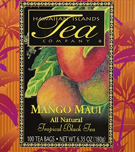 Mango Maui All Natural Tropical Black Tea From Hawaii – 100 Tea Bags