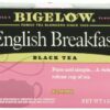 Bigelow English Breakfast Tea, 20-Count Boxes (Pack of 6)