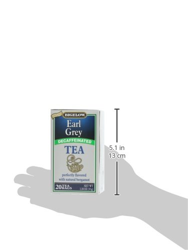 Bigelow Decaffeinated Earl Grey Tea, 20-Count Boxes (Pack of 6)