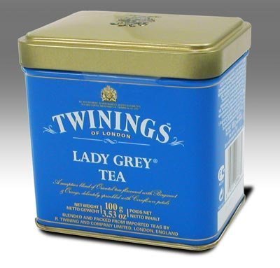 Twinings Lady Grey Tea – 3.53 oz. Loose Tea Tin