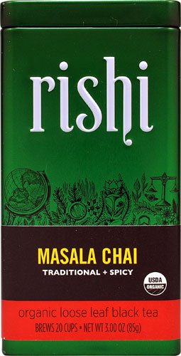 Rishi Tea Organic Loose Leaf Black Tea Masala Chai — 3 oz