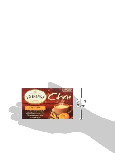 Twinings Pumpkin Spice Chai Tea, 40 Count