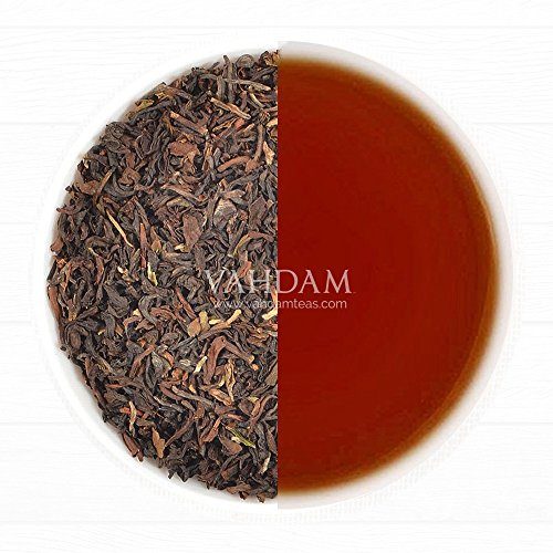 Organic  Darjeeling  Tea Leaves  from the Himalayas (225 Cups), 2016  Prime Season Season Harvest , 100% Certified Pure Unblended Darjeeling Black Tea, Loose Leaf Tea, 16-Ounce Bag