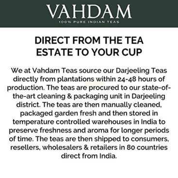 Organic  Darjeeling  Tea Leaves  from the Himalayas (225 Cups), 2016  Prime Season Season Harvest , 100% Certified Pure Unblended Darjeeling Black Tea, Loose Leaf Tea, 16-Ounce Bag