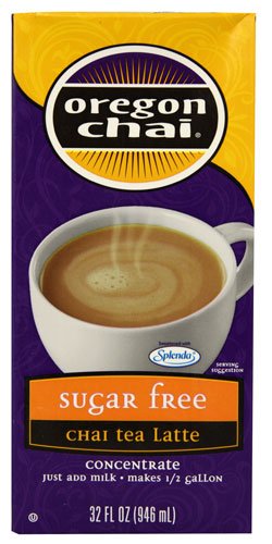 Oregon Cafe Chai Tea Latte Sugar Free — 32 fl oz