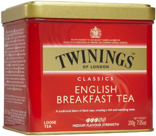 Twinings English Breakfast Tea, Loose Tea, 7.05 oz Tins