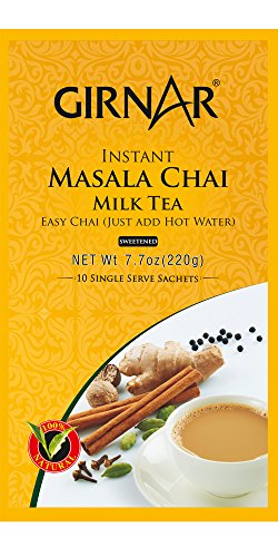 Girnar Instant Chai (Tea) Premix With Masala, 10 Sachet Pack