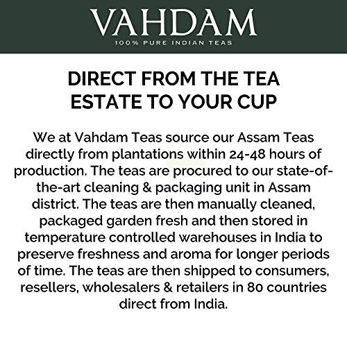 India’s Original Masala Chai Tea (200+ Cups), 100% Natural Cardamom, Cinnamon, Cloves & Black Pepper blended with Black Tea, Ancient Indian House Recipe, 16-ounce Bag