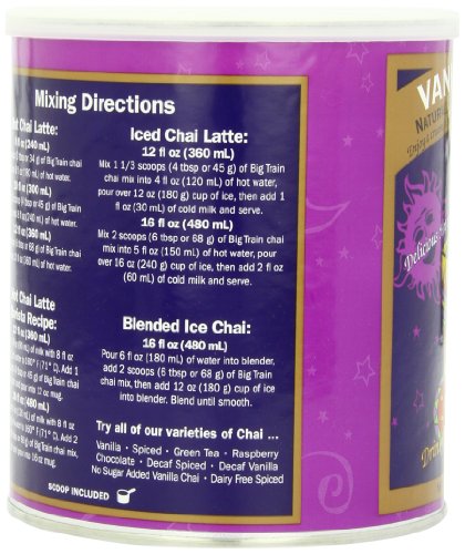 Big Train Chai Tea, Vanilla, 1.9 Pound