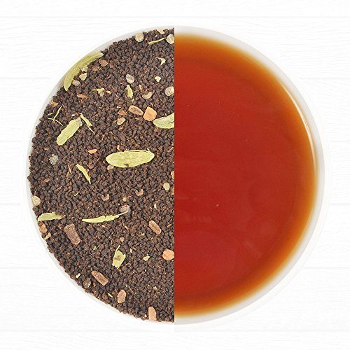 India’s Original Masala Chai Tea (200+ Cups), 100% Natural Cardamom, Cinnamon, Cloves & Black Pepper blended with Black Tea, Ancient Indian House Recipe, 16-ounce Bag