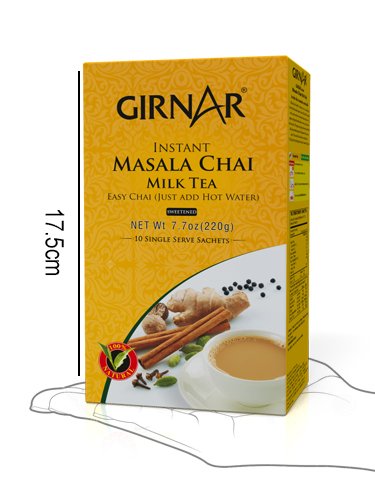 Girnar Instant Chai (Tea) Premix With Masala, 10 Sachet Pack