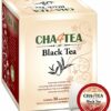 Cha4TEA K-Cup Premium Natural Black Tea, 36-Count Keurig K Cups